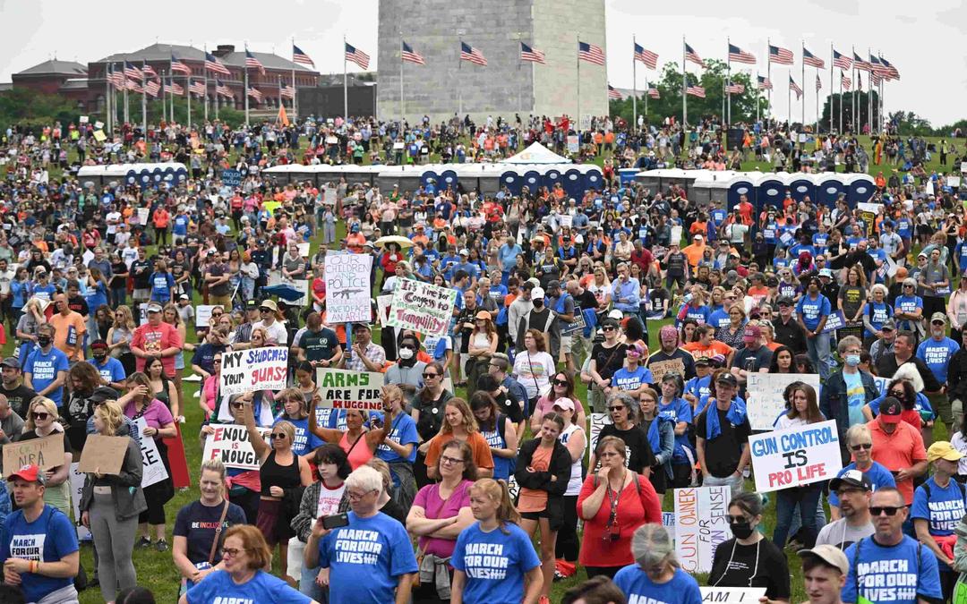 Tens of Thousands Rally Against Gun Violence in US