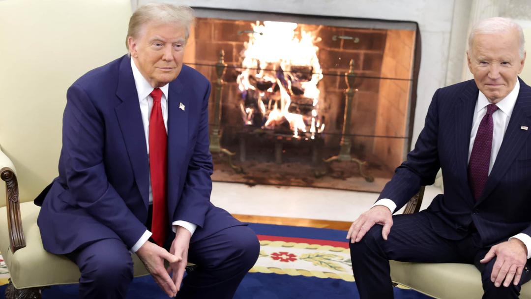 Joe Biden Hosts Donald Trump at the White House