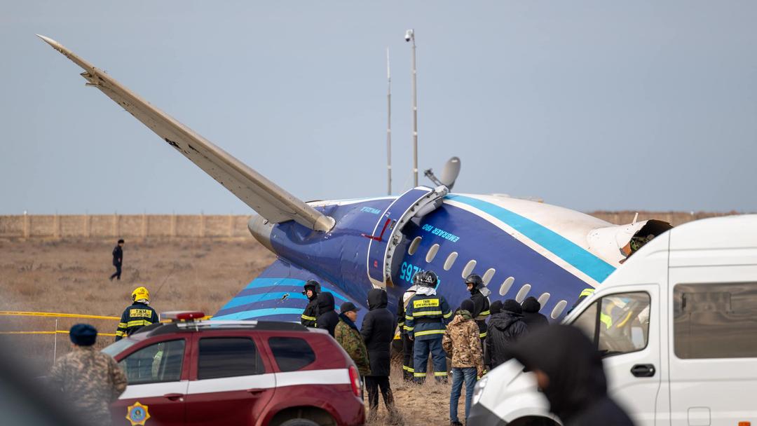 Azerbaijan Airlines Flight Crashes in Kazakhstan, Dozens Dead