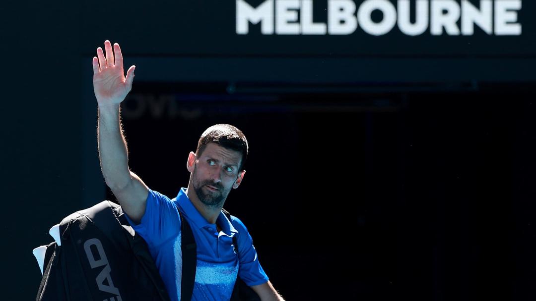 Injured Djokovic Booed After Australian Open Withdrawal