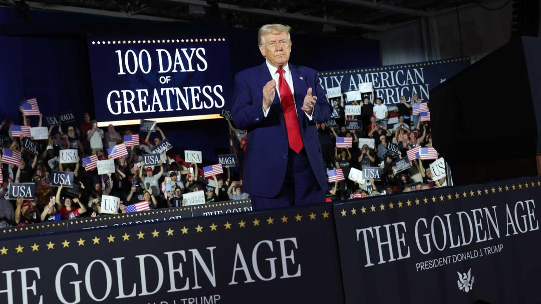 Trump Celebrates 100 Days at Michigan Rally