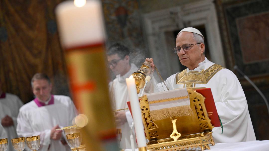 Leo XIV Conducts First Mass as Pope