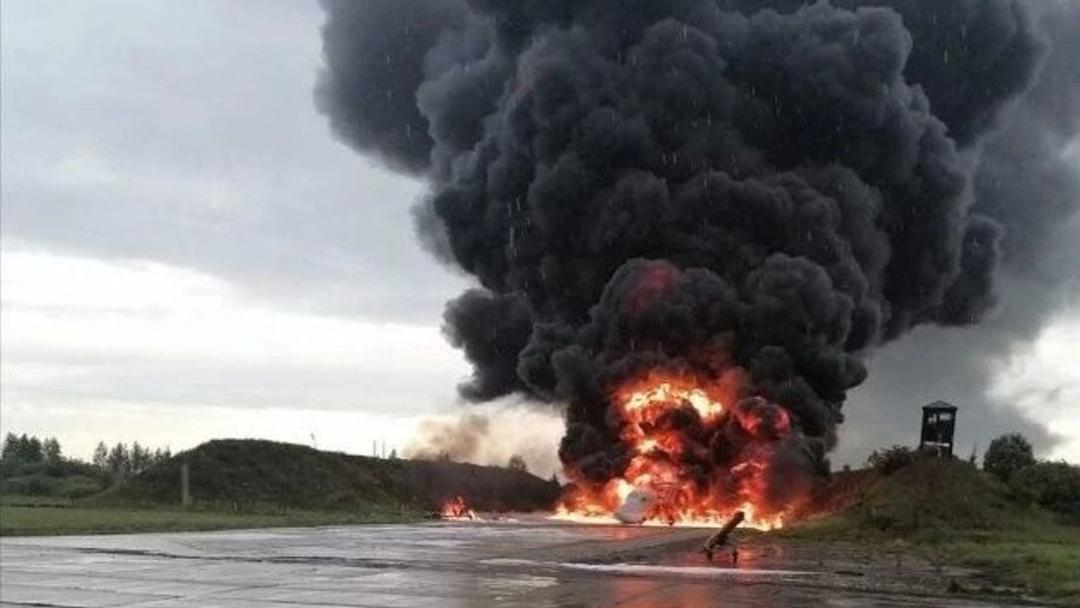 Ukrainian Drones Attack Airfields Deep Inside Russia