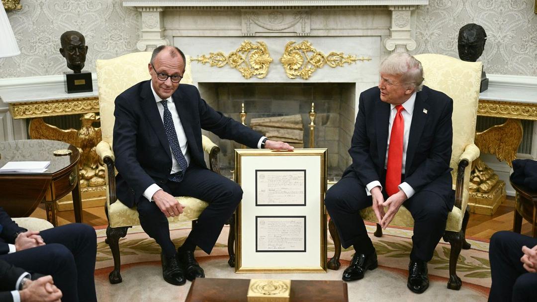 Germany's Merz Meets Trump at White House