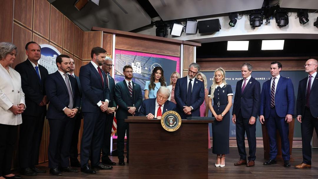 Trump Creates Federal Task Force for 2028 LA Olympics
