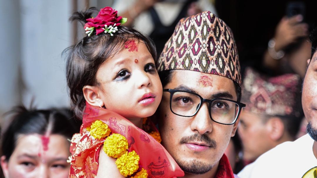 Nepal Enthrones 2-Year-Old Girl as New Living Goddess
